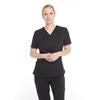 Roupa de Trabalho de Médico terno Fazendo Roupa Cirúrgica de Manga Curta para Médica Oral com Design em V Pode Ser Feita Como Amostras