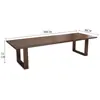 Nova Mesa de Chá e Conjunto de Cadeiras Estilo Chinês Pinheiro Antigo Salão de Chá Zen Mesa de Chá Kung Fu Mesa de Reunião de Negociação Simples de Madeira Maciça Mesa Longa
