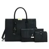 2025 Nova Bolsa Transfronteiriça para Sogra Conjunto de Três Peças Bolsa Feminina Couro Macio Bolsa de Mão Feminina Moda Europeia e Americana Bolsa de Ombro