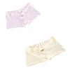 (Paquete de 2) Pantalones de Algodón Abdominales Maternos Diseño de Cintura Baja en Forma de U Moda Vanguardista Calzoncillos para Mujeres Embarazadas