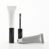 Tubo de plástico cosmético portátil con tapa abatible, tubo vacío para limpiador facial, a prueba de fugas y muy duradero