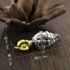 Alas de Oro Latón Pájaro Dapeng Moda Retro Combinable Llavero Colgante para Hombre y Mujer Accesorios Wen para Jugar Colgante Creativo Divertido