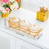 Envío Gratis Plato de Frutos Secos Personalizado Plato de Frutas para el Hogar Caja de Almacenamiento de Dulces para Sala de Estar Mesa de Café Plato de Frutos Secos Lujo Accesible Plato de Snacks