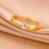 Anel de casamento de ouro com areia de diamante para casal, anel de dragão e fênix Zhou, mesmo estilo de ouro antigo, anel de dragão e fênix Chengxiang, anel masculino e feminino