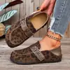 Sapatos Birkenstock retrô de sola grossa, tamanho grande, para mulheres, modelo novo 2026, sapatos casuais baixos, sapatos Birkenstock de bico redondo, sapatos de comércio exterior