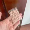 Pelota de Pelo Pequeña de 0.5cm Alta Elasticidad Mini Pelota de Pelo de 5mm Decoración de Muñeca de Ganchillo DIY Bola de Trasero de Conejo