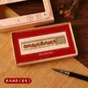 Marcadores de Livro Metálicos Personalizados em Estilo Chinês Clássico, Conjunto de Caixa de Presente Exquisita de Alta Qualidade, Clipes de Livro Vazados Culturais e Criativos, Presente de Alta Qualidade