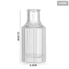 Fragrância Vertical Aromaterapia Frasco Transparente Vazio Hotel Sala de Estar Banheiro Decoração Doméstica Sem Fogo Fragrância Frasco de Vidro Dividido