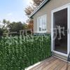 Valla de plástico de simulación de suministro directo transfronterizo, valla de patio, valla de simulación de planta, valla de hojas verdes para jardín al aire libre.