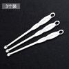 Herramienta tradicional para quitar cerumen de los oídos, pala para oídos de acero inoxidable, pala para oídos, herramienta para limpiar cerumen de los oídos.
