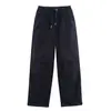 Verano 2025 Nuevo Moda Callejera Europea y Americana Transfronteriza para Mujer Pantalones Cargo de Algodón Lavado Multicolor W103 90054