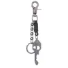 Llavero de Calavera Retro Cadena de Cintura Metálica Colgante Estilo Punk para Hombre Accesorios para Jeans Llavero Creativo Personalizado