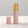 Frasco Dispenser de Alumínio Recarregável para Perfume 5ml, Frasco Spray Portátil para Amostra de Perfume e Loção para Uso Externo