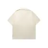Ropa para Hombre Beijie 2026 Verano Nueva Camisa Polo Creativa Bordada con Bolsillo Camiseta de Manga Corta Waffle para Hombre 280g