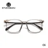Gafas Studiomuku Muku Marco Transparente Grande Montura Cuadrada Montura de Gafas Montura de Gafas con Altos Requisitos Personales Elegantes