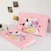 Almohada Infantil Dibujos Animados Almohada de Látex Algodón Almohada para Siesta de Guardería Extraíble y Lavable Almohada de Látex para Estudiante Núcleo de Almohada de Látex