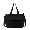 Bolso de pana Bolso tote para mujer Gran capacidad Otoño e invierno Se puede llevar cruzado 2024 Nuevo Bolso de hombro versátil Clase de viaje