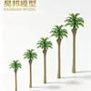 Modelo de coqueiro simulado para diorama arquitetônico, micro paisagem, cena de filme de animação, cenário de praia com árvores tropicais