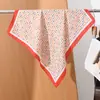 Bufanda Cuadrada para Mujer con Patrón de Espiga Versátil para el Viaje Bufanda de Seda Ambiente Retro Bufanda Decorativa para el Cuello Lazo para el Cabello Corbata para Bolso Moda Multiusos
