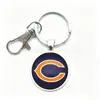 NFL Novo Time 32 Chaveiro de Liga de Zinco Time Gem Chaveiro para Carro Bolsa Venda Direta da Fábrica Em Estoque