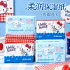 Papel Humectante Suave para Bebé Sanrio, Pañuelo Suave Infantil de Tres Capas, Pañuelo Suave Grado Materno e Infantil, Pañuelo Suave como Nube, Al por Mayor en Stock