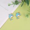 Aleación DIY accesorios de goteo de aceite pingüino de dibujos animados colgante de bruja colgante de pulsera llavero fabricantes venta al por mayor