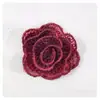 Miçangas 3D Flores Pequenas DIY Vestido de Casamento Infantil Vestido de Noite Acessórios de Moda Flores Tridimensionais Feitas à Mão