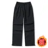 Pantalones de Esquí Cálidos de Invierno Sidalite para Hombre Estilo Pareja Impermeables de Montañismo para Exteriores Pierna Ancha Casual con Forro de Terciopelo