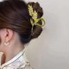 Accesorios para el Cabello de Aleación de Cobre Lujo Ligero Sentido de Gama Alta Espigas de Trigo Pinza para el Cabello Tocado Pinza para el Cabello Pinza para el Cabello Trasero de Mujer Super Hada Brillante con Taladro