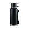 Termo Deportivo de Gran Capacidad Hecho de Acero Inoxidable 304 con Colador de Té y Asa, Logo Personalizable, Botella de Agua para Regalo Empresarial