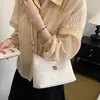 Bolso de hombro de moda de diseño nicho estilo coreano para el día a día, nuevo bolso cruzado de verano 2026 para mujer, bolso simple de tela suave para debajo del brazo