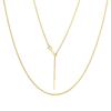 Corrente Universal Estilo Coreano em Prata de Lei S925 com Pino para Mulheres, Corrente de Clavícula Ajustável Fashion e Versátil Acessório para Joias DIY