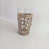 Florero de Vidrio Tejido con Paja, Cubierta Tejida para Vaso de Vidrio de Oficina, Vaso de Agua Fría para Hotel, Vaso para Bebidas, Compra al por Mayor para Hotel