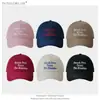 Boné de Baseball com Estampa de Letras Estilo Coreano para Mulheres, com Aba Larga, Top Macio, Proteção Solar Simples e Chapéu de Proteção Solar, Tendência