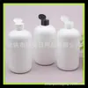 Botella redonda blanca gruesa de 500 ml con tapa de mariposa PET Botella de tónico botella de plástico de 500 ml para desinfectante de manos