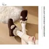 Zapatos tipo Birkenstock para mujer, forrados de felpa, cálidos para el invierno 2026, mullidos, sin cordones, aptos para usar al aire libre, y diseñados para mujeres embarazadas