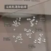 Nueva Joyería de Bola de Diamante para Uñas Blanca Mini Grande Pequeño Tamaño Taladro de Montón Accesorios de Uñas Terminados