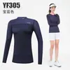 Ropa de Golf Pgm para Mujer de Seda Helada de Manga Larga Ropa de Secado Rápido Transpirable Protección Solar de Verano Suministro Directo de Fábrica