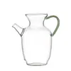 Tetera de Vidrio de Borosilicato Alto, Cafetera de Té Resistente al Calor, Taza de Té Especial para Preparar Té Pequeño de Cítricos Verdes, Juego de Té, Tetera Kung Fu