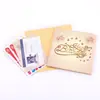 Nuevas tarjetas de felicitación musicales 3D de pastel de cumpleaños tridimensionales pueden soplar velas era digital se pueden combinar libremente