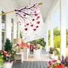 Bandera de Jardín Moderna para el Día de San Valentín 2026 Poliéster Estampado de Corazón Aniversario Boda Bandera para Exteriores Bandera de Césped