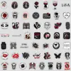 50 Peças Adesivos de Grafite Romântico Preto Adesivos Criativos de Papelaria para Crianças Adesivos Decorativos à Prova d'Água para Copo de Água Celular