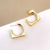 Pendientes Cuadrados Geométricos Minimalistas de Lujo Discreto de Gama Alta Versátiles Pendientes de Moda con Personalidad Diseño Diario Accesorios