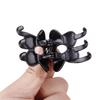 Primavera de 2024 novo estilo coreano grampo de cabelo brilhante médio e grande banho Plástico grampo de cabelo para rabo de cavalo feminino acessórios de cabelo boutique atacado