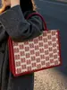 Bolso Tote Grande de Capacidad para Mujer, Bolso de Hombro Versátil de Moda Casual, Bolso de Novia, Bolso de Mano Sencillo Estilo Chino Nuevo