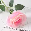 Guau Terciopelo Simulado Personalizado Rosa Individual Decoración de Pared de Flores Casera Boda Día de San Valentín Pared de Flores en Cascada Roja Mano