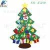 Decorações populares de árvore de Natal de feltro transfronteiriças, Enfeites de Natal, Pequenos pingentes pendentes, Arranjos de cena de Natal, Feito sob medida