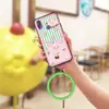 Adecuado para Fundas de Teléfono Móvil Cooper, Estilo Anime, Lindo, Carcasa Blanda Unisex, Anillo Líquido, Textura Creativa a Prueba de Polvo