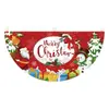 Bandeira de meia-lua de Natal da Amazon, nova, transfronteiriça, bandeira em leque para festas, bandeira decorativa para reuniões, decoração de cena e criação de uma atmosfera festiva