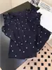 Nueva blusa de verano estilo francés con estampado de corazón, versión coreana con lazo, camisa sin mangas adelgazante para mujer, de lunares, elegante para figuras petite